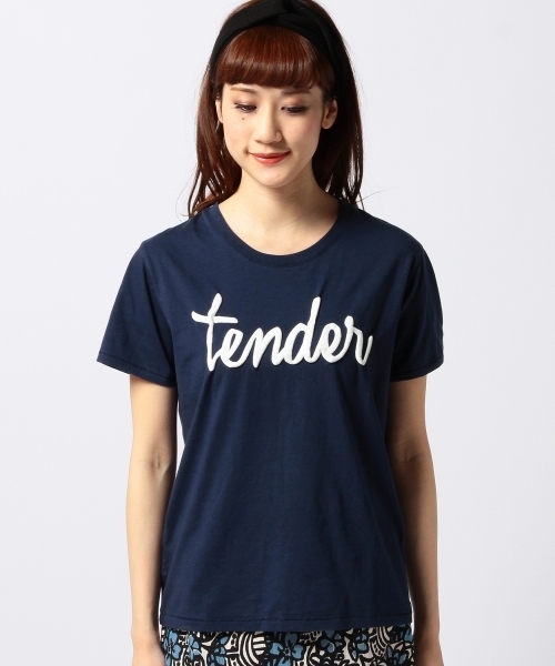 Another Edition（アナザーエディション）の「AE[A]tender T（Tシャツ/カットソー・レディース・ホワイト/ベージュ/ネイビー・ﾌﾘ-）」の12枚目の写真