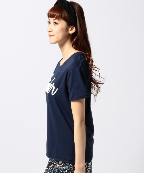 Another Edition（アナザーエディション）の「AE[A]tender T（Tシャツ/カットソー・レディース・ホワイト/ベージュ/ネイビー・ﾌﾘ-）」の13枚目の写真