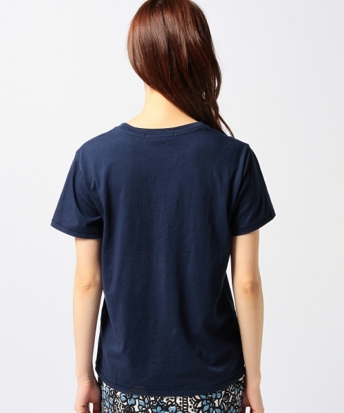 Another Edition（アナザーエディション）の「AE[A]tender T（Tシャツ/カットソー・レディース・ホワイト/ベージュ/ネイビー・ﾌﾘ-）」の14枚目の写真