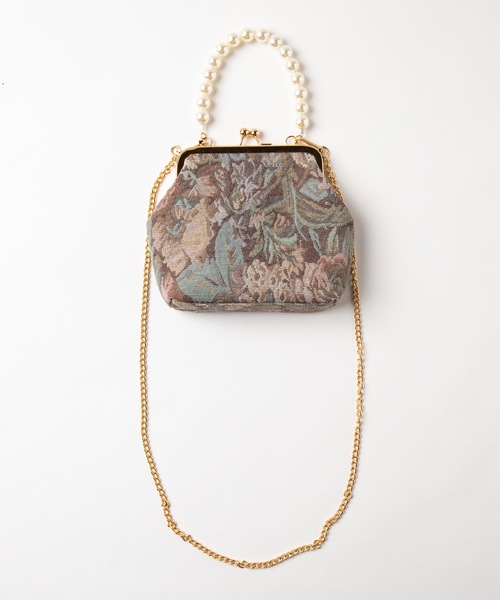 WEGO（ウィゴー）の「WEGO/がま口ショルダーバッグ（ショルダーバッグ・レディース・ブラック/その他1/その他2/ホワイト系その他/その他3・FREE）」の5枚目の写真