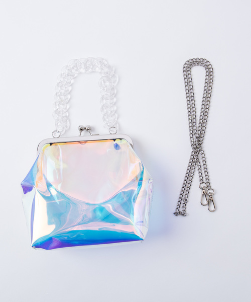 WEGO（ウィゴー）の「WEGO/がま口ショルダーバッグ（ショルダーバッグ・レディース・ブラック/その他1/その他2/ホワイト系その他/その他3・FREE）」の15枚目の写真