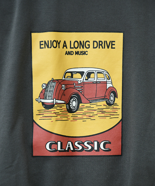 kutir（クティール）の「レトロカープリントＴシャツ（Tシャツ/カットソー・メンズ・ホワイト/ブラック/ベージュ・MEDIUM/LARGE）」の16枚目の写真