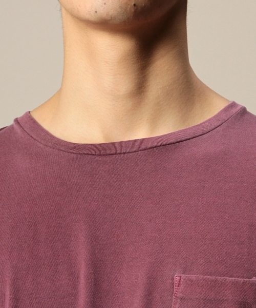 BEAUTY&YOUTH UNITED ARROWS（ビューティーアンドユースユナイテッドアローズ）の「BY チューブ 1ポケット クルーネック ショートスリーブ カットソー § ◆（Tシャツ/カットソー・メンズ・ホワイト/ダークグレー/ワインレッド/ダークグリーン/ライトブルー/ネイビー・SMALL/MEDIUM/LARGE/X-LARGE）」の11枚目の写真