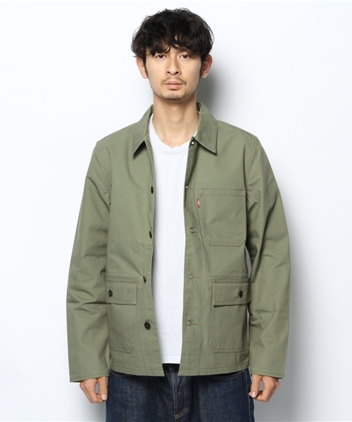 BEAMS（ビームス）の「○【LEVI’S SKATEBOARDING / BDU JACKET】（ミリタリージャケット・メンズ・オリーブ・MEDIUM/SMALL）」の4枚目の写真