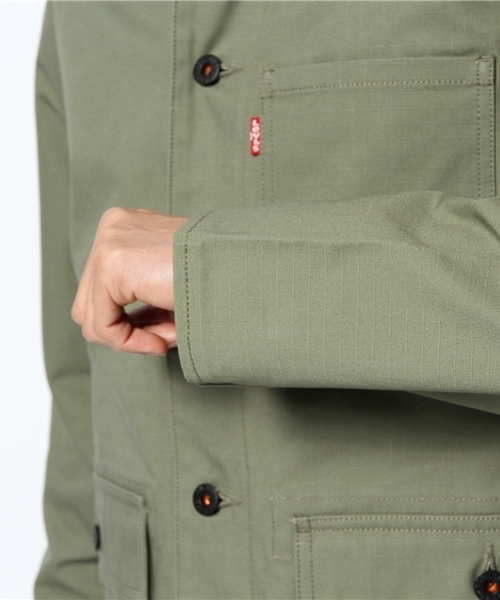 BEAMS（ビームス）の「○【LEVI’S SKATEBOARDING / BDU JACKET】（ミリタリージャケット・メンズ・オリーブ・MEDIUM/SMALL）」の7枚目の写真
