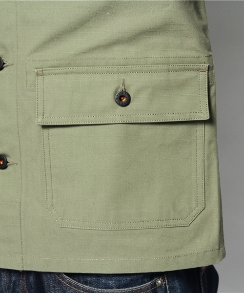 BEAMS（ビームス）の「○【LEVI’S SKATEBOARDING / BDU JACKET】（ミリタリージャケット・メンズ・オリーブ・MEDIUM/SMALL）」の8枚目の写真