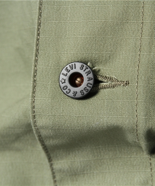 BEAMS（ビームス）の「○【LEVI’S SKATEBOARDING / BDU JACKET】（ミリタリージャケット・メンズ・オリーブ・MEDIUM/SMALL）」の6枚目の写真