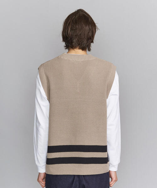 BEAUTY&YOUTH UNITED ARROWS(ビューティーアンドユースユナイテッドアローズ)の「BY アゼ ライン ベスト(ベスト・メンズ・ベージュ/ブラック・MEDIUM/LARGE/SMALL/X-LARGE)」の5枚目の写真