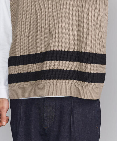BEAUTY&YOUTH UNITED ARROWS(ビューティーアンドユースユナイテッドアローズ)の「BY アゼ ライン ベスト(ベスト・メンズ・ベージュ/ブラック・MEDIUM/LARGE/SMALL/X-LARGE)」の14枚目の写真