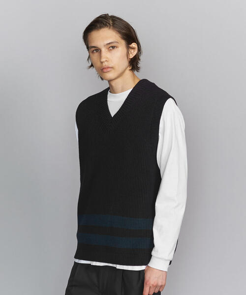 BEAUTY&YOUTH UNITED ARROWS(ビューティーアンドユースユナイテッドアローズ)の「BY アゼ ライン ベスト(ベスト・メンズ・ベージュ/ブラック・MEDIUM/LARGE/SMALL/X-LARGE)」の15枚目の写真