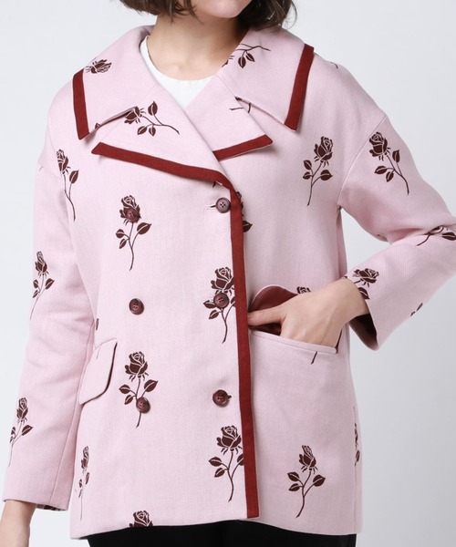 MILK（ミルク）の「ROSE JACQUARD ジャケット（テーラードジャケット
