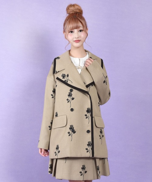MILK（ミルク）の「ROSE JACQUARD ジャケット（テーラードジャケット