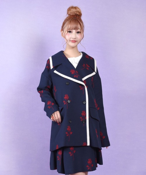 MILK（ミルク）の「ROSE JACQUARD ジャケット（テーラードジャケット