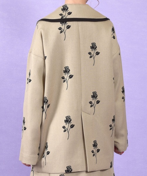 MILK（ミルク）の「ROSE JACQUARD ジャケット（テーラードジャケット