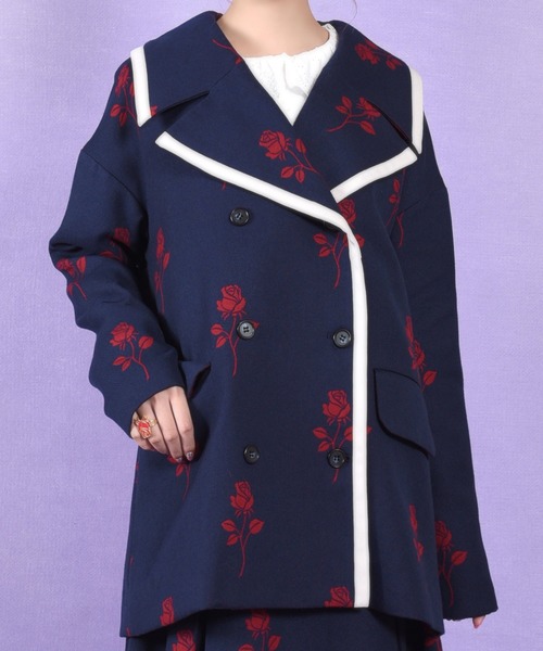 MILK（ミルク）の「ROSE JACQUARD ジャケット（テーラードジャケット