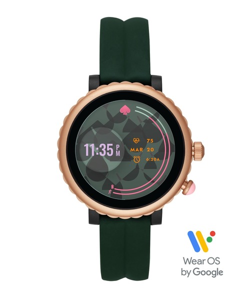 kate spade new york(ケイトスペード ニューヨーク)の「【スポーツスマートウォッチ】Scallop Smartwatch 'SPORT' KST2016(腕時計)」|グリーン