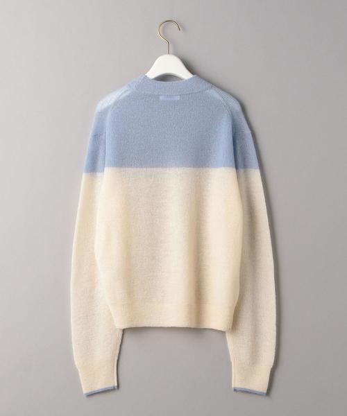 BEAUTY&YOUTH UNITED ARROWS(ビューティーアンドユースユナイテッドアローズ)の「BY モヘヤミックスパネルニットプルオーバー◆(ニット/セーター・レディース・ライトブルー/ベージュ/ブラック・FREE)」の14枚目の写真