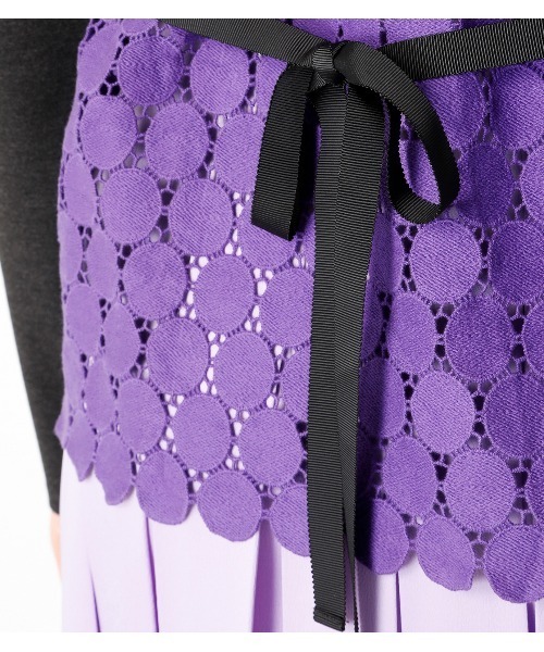 LE CIEL BLEU（ルシェルブルー）の「Dot Lace Long Sleeve Tee（Tシャツ/カットソー・レディース・チャコールグレー/ブラック/カーキ・36）」の18枚目の写真