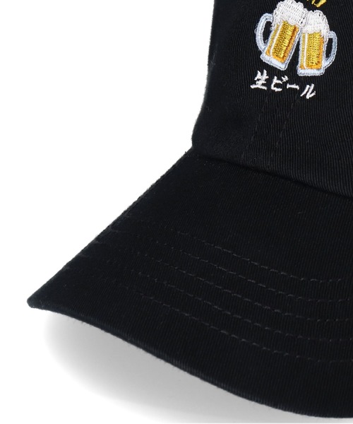 CASTANO（カスターノ）の「【CASTANO】CA SOUVENIR CAP [生ビール]（キャップ・メンズ・ベージュ/ブラック/ホワイト・57~59cm）」の4枚目の写真