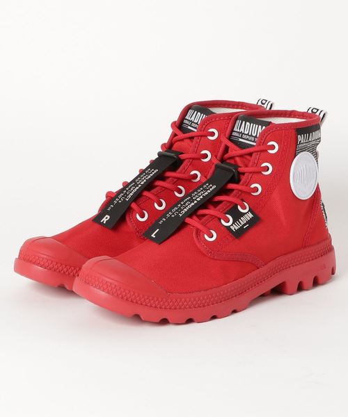 PALLADIUM（パラディウム）の「PALLADIUM/パラディウム PAMPA LITE OVERLAB/パンパ ライト オーバーラボ（スニーカー・メンズ・レッド/ホワイト/ブルー/ブラック×ブラック・26cm/27.5cm/27cm/24.5cm/28cm/25cm/24cm/23.5cm/23cm/25.5cm/26.5cm/22.5cm）」の8枚目の写真