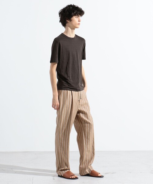 TOMORROWLAND （トゥモローランド）の「【別注】FRANCO BOSCHI×TOMORROWLAND スムースレザー シャワーサンダル（サンダル・メンズ・ブラウン/ブラック・40/39/41/42/43）」の22枚目の写真