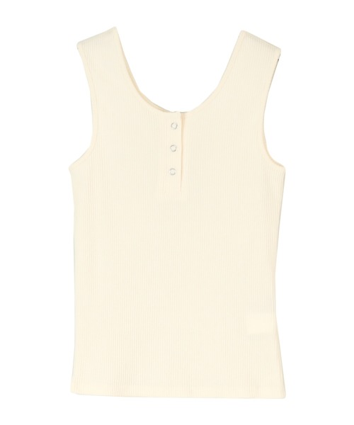 ヘンリーネックタンクトップ（タンクトップ）｜titivate（ティティ