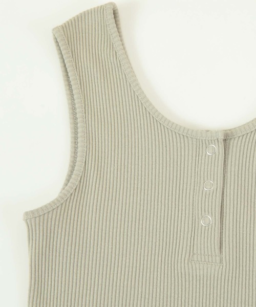 titivate（ティティベイト）の「ﾍﾝﾘｰﾈｯｸﾀﾝｸﾄｯﾌﾟ（タンクトップ・レディース・ブラック/モカ/グレイッシュベージュ/グリーン系その他/ラベンダー/アイボリー・M）」の9枚目の写真