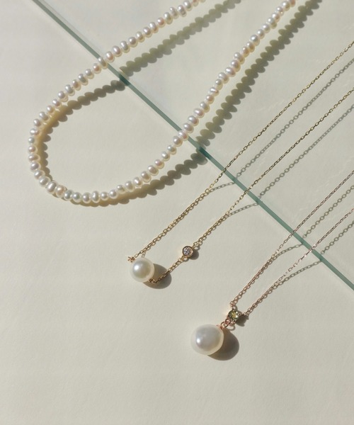 va vendome aoyama（ヴイエーヴァンドームアオヤマ）の「K18イエローゴールド アコヤパール ネックレス（ネックレス・レディース・イエローゴールド・43cm）」の7枚目の写真