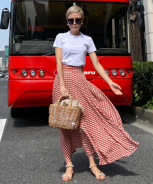 JENNE（ジェンヌ）の「エアリーフレンチフレアスカート（スカート  