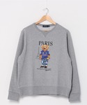 【新品】ポロラルフローレン　ポロベア ブルー トレーナー パリ POLO RALPH LAUREN ポロベアー ラルフローレン メンズ