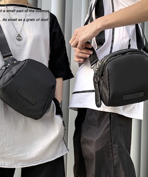 WESTBOY（ウエストボーイ）の「【WB ORIGINALS】Round silhouette shoulder back（ショルダーバッグ・メンズ・ブラック・FREE）」の8枚目の写真