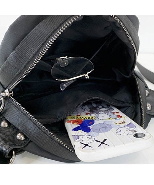 WESTBOY（ウエストボーイ）の「【WB ORIGINALS】Round silhouette shoulder back（ショルダーバッグ・メンズ・ブラック・FREE）」の13枚目の写真