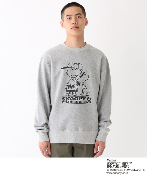 ピーナッツ Peanuts別注 チャーリー ブラウン スヌーピー スウェット