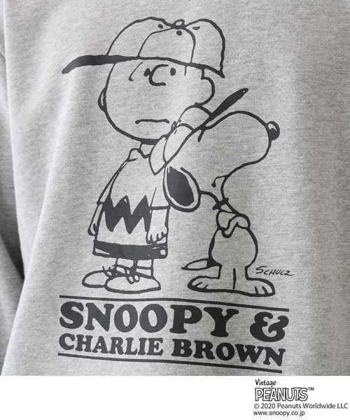 ピーナッツ Peanuts別注 チャーリー ブラウン スヌーピー スウェット