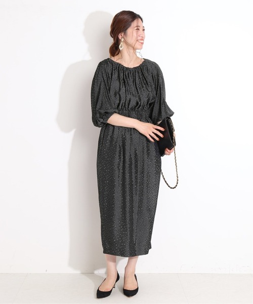 VERMEIL par iena ★ドルマンバルーントップワンピース VERMEIL par iena＞ ドルマンバルーントップワンピース◇[品番