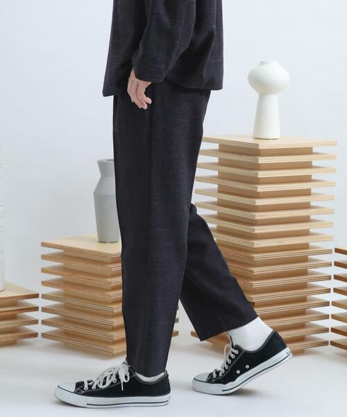 SENSE OF PLACE by URBAN RESEARCH(センスオブプレイスバイアーバンリサーチ)の「チェックテーパードパンツ B(その他パンツ・メンズ・ブラック/ネイビー・MEDIUM/LARGE)」の16枚目の写真