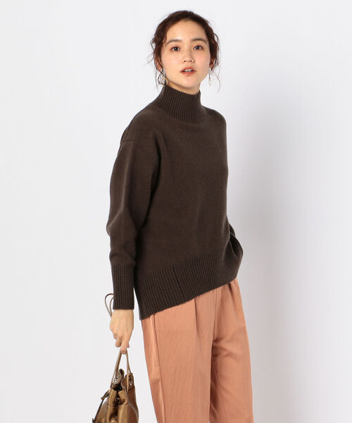 NOLLEY'S（ノーリーズ）の「ラムカシミヤハイネックプルオーバーニット