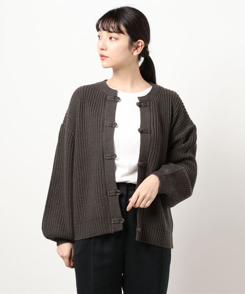 ehka sopo（エヘカソポ）の「チャイナ釦カーディガン（カーディガン