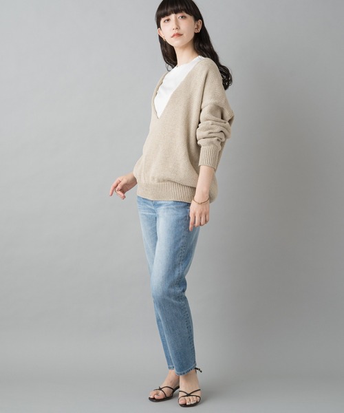 LOUNGEDRESS（ラウンジドレス）の「コットンVニット（ニット