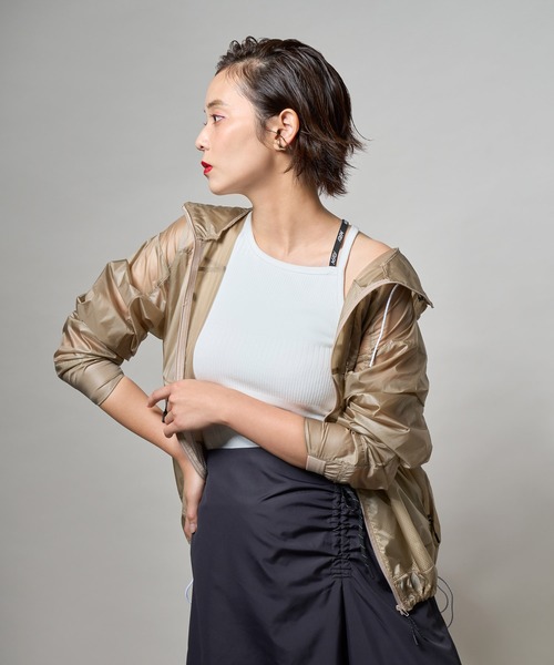 完売商品　ナージー　21ss 依吹怜×NERGY 撥水ウインドブレーカー NERGY（ナージー）の「【依吹怜×NERGY】【撥水】ウィンド