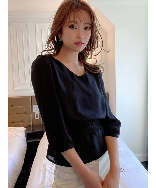 RESEXXY（リゼクシー）の「配色バックリボンブラウス（シャツ/ブラウス・レディース・ブラック/オレンジ/その他/その他1・FREE）」の15枚目の写真