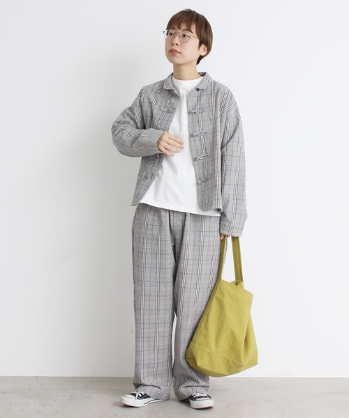 PAR ICI(パーリッシィ)の「シボコットン チャイナボタン PAR ICI(パーリッシィ)の「シボコットン チャイナボタン