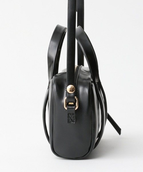 A part by（アパートバイ）の「スクエアミニハンドバッグ　933435（ショルダーバッグ・レディース・ブラック/ライトベージュ・FREE）」の6枚目の写真