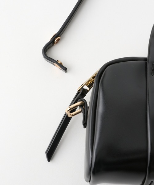 A part by（アパートバイ）の「スクエアミニハンドバッグ　933435（ショルダーバッグ・レディース・ブラック/ライトベージュ・FREE）」の8枚目の写真