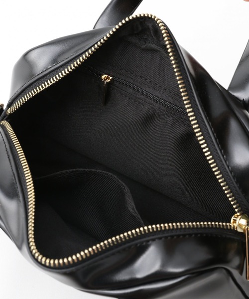 A part by（アパートバイ）の「スクエアミニハンドバッグ　933435（ショルダーバッグ・レディース・ブラック/ライトベージュ・FREE）」の9枚目の写真