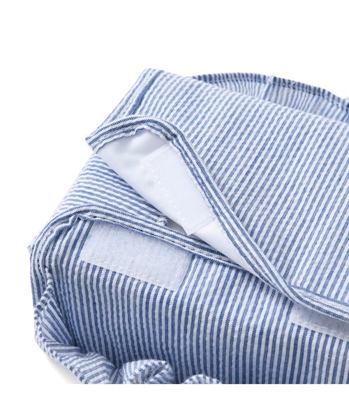 フリル ティッシュカバー ブルー（収納グッズ）｜Francfranc（フラン