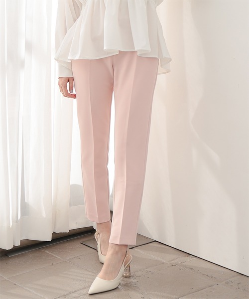 UR'S（ユアーズ）の「カラースティックパンツ（その他パンツ・レディース・ピンク/イエロー/ブルー/ライトグリーン/ラベンダー/グレイッシュベージュ/ブラック/グリーン/グリーン系その他/ターコイズブルー/ダークブルー/オフホワイト/ダークネイビー/チャコール/グリーン系その他2/カーキ/ライトピンク・S/M/L/TM）」の17枚目の写真