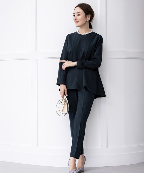 UR'S（ユアーズ）の「カラースティックパンツ（その他パンツ・レディース・ピンク/イエロー/ブルー/ライトグリーン/ラベンダー/グレイッシュベージュ/ブラック/グリーン/グリーン系その他/ターコイズブルー/ダークブルー/オフホワイト/ダークネイビー/チャコール/グリーン系その他2/カーキ/ライトピンク・S/M/L/TM）」の13枚目の写真