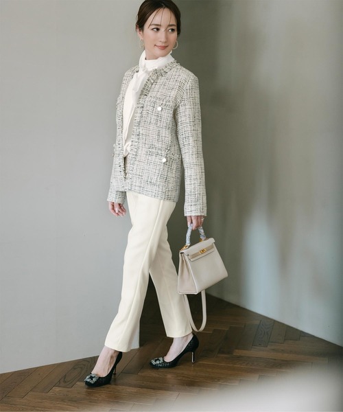 UR'S（ユアーズ）の「カラースティックパンツ（その他パンツ・レディース・ピンク/イエロー/ブルー/ライトグリーン/ラベンダー/グレイッシュベージュ/ブラック/グリーン/グリーン系その他/ターコイズブルー/ダークブルー/オフホワイト/ダークネイビー/チャコール/グリーン系その他2/カーキ/ライトピンク・S/M/L/TM）」の19枚目の写真