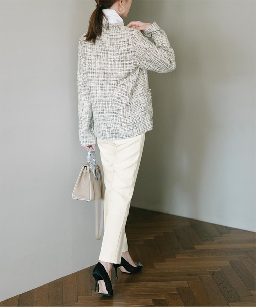 UR'S（ユアーズ）の「カラースティックパンツ（その他パンツ・レディース・ピンク/イエロー/ブルー/ライトグリーン/ラベンダー/グレイッシュベージュ/ブラック/グリーン/グリーン系その他/ターコイズブルー/ダークブルー/オフホワイト/ダークネイビー/チャコール/グリーン系その他2/カーキ/ライトピンク・S/M/L/TM）」の21枚目の写真